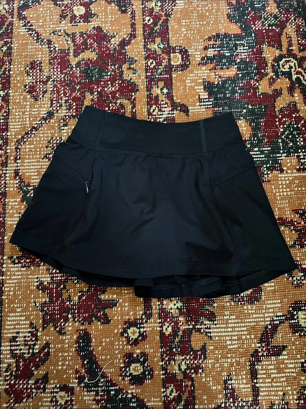 All In Motion Girls Toddler Athletic Skort Pleated Back Black Size XS (4/5) Like